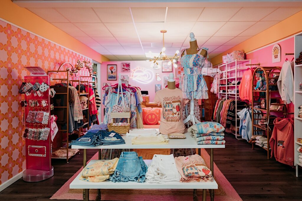 Seapeak Style, a woman and teens clothing boutique at the Wilson Street Mercantile in Batavia Illinois.  